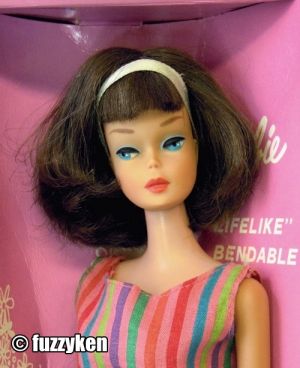 1966 American Girl, brunette long hair