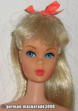 1967 German Bendleg Barbie Doll, blonde #1163