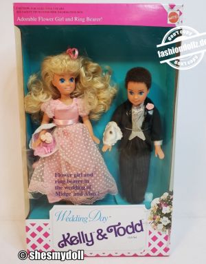 1991 Barbie Wedding Day Kelly & Todd Giftset #2820