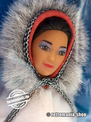 1991 Dolls of the World - Eskimo Barbie, 2nd Edition #9844