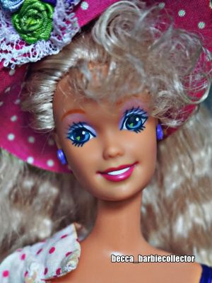 1992 Teen Talk Barbie, blonde - pink hat #5745