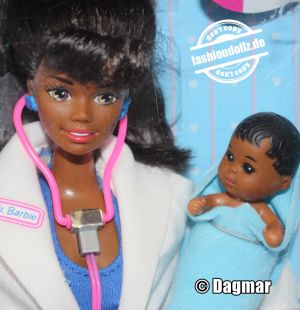 1994 Dr. Barbie Baby Set AA #11814 with AA baby (one baby)