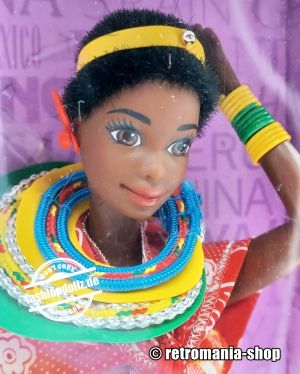1995 Dolls of the World Barbie 3 Pack Giftset #12043 (Kenyan) 