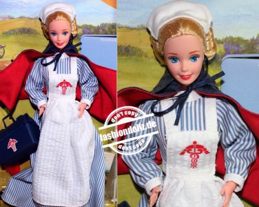 1996 American Stories - Civil War Nurse Barbie #14612