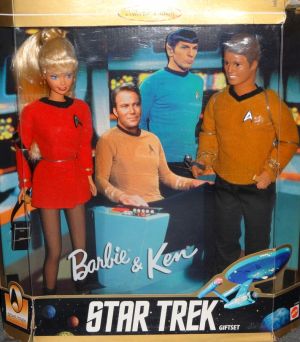 1996 Barbie and Ken 30th Anniversary Star Trek Giftset  #15006