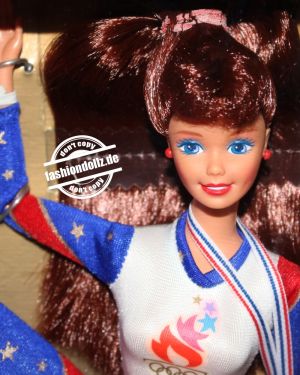 1996 Olympic Gymnast Barbie - Olympic Games Atlanta, redhead #15125