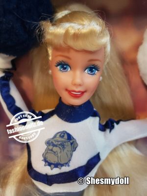 1997 University Cheerleader Barbie - Georgetown #17749