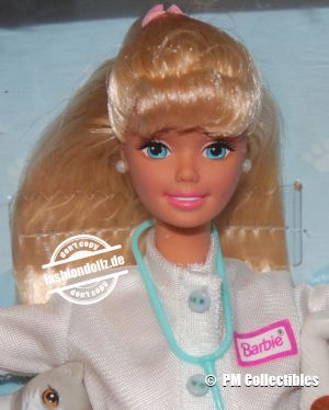 1997 Pet Doctor / Tierärztin Barbie, blonde #14603