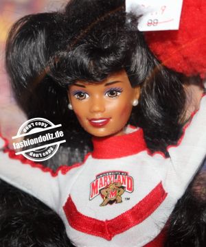 1997 University Cheerleader Barbie - Maryland #20123