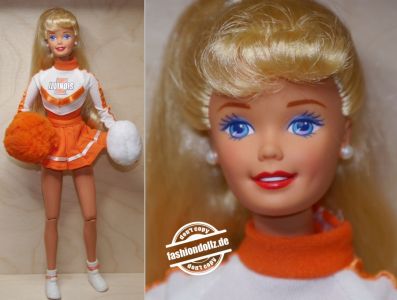 1997 University Cheerleader Barbie - Illinois #17755
