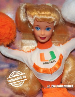1997 University Cheerleader Barbie - Miami #17794