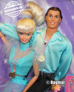 1998 Olympic Skater Barbie & Ken Set #18726