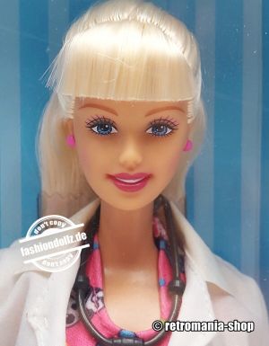 2001 I can be... Children's Doctor Barbie & Kelly, blonde #29461