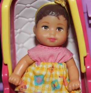 2002 Stroll'n Play / Buggy Spaß Barbie & Baby Krissy, brunette #50964