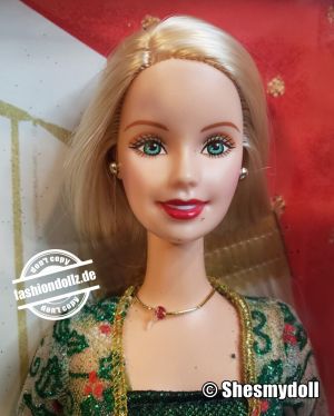 2003 Holiday Joy Barbie, blonde #56286