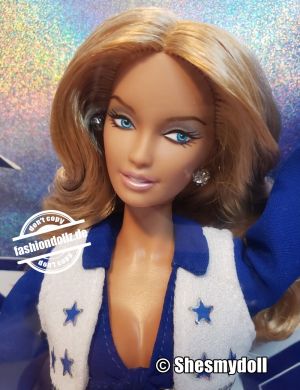 2008 Dallas Cowboys Cheerleaders Barbie, blonde #M2316