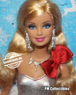 2013 Holiday Wishes Barbie #BBV50