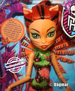 2015 Monster High Great Scarrier Reef – Glowsome Ghoulfish Toralei Stripe #DHH36