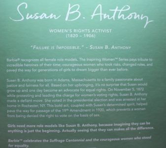 2020 Barbie Inspiring Women - Susan B. Anthony #       GHT84