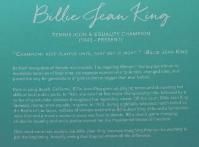 2020 Billy Jean King -   Inspiring Women # GHT85