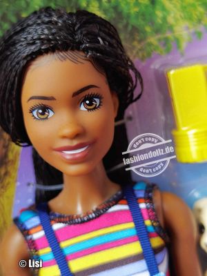 2021 Barbie: It takes two - Camping Playset Barbie (Brooklyn)  #HDF74