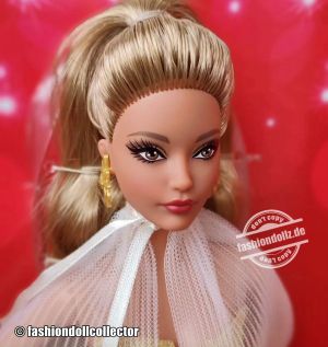 2023 Holiday Barbie, dark blonde #HJX10