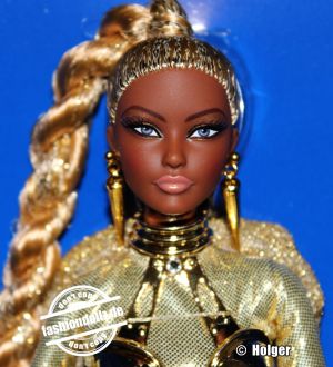 2017 NBDCC - Golden Galaxy Convention Barbie AA #DYX83