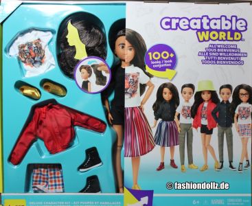 Mattel Creatable World Kid Charakter 557, Deluxe Set ds -557