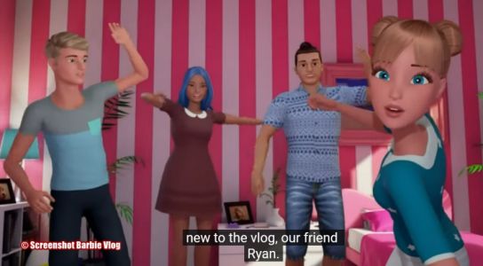 Screenshot Barbie vlog - introducing Ryan  