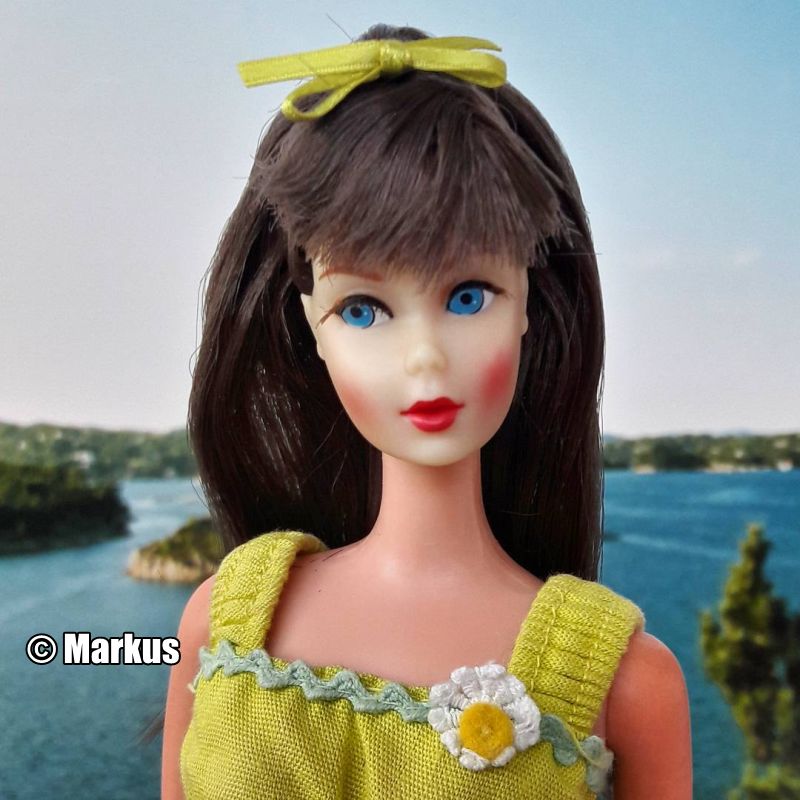 1967 Twist 'n Turn Barbie, brunette (Kastanie) #1160
