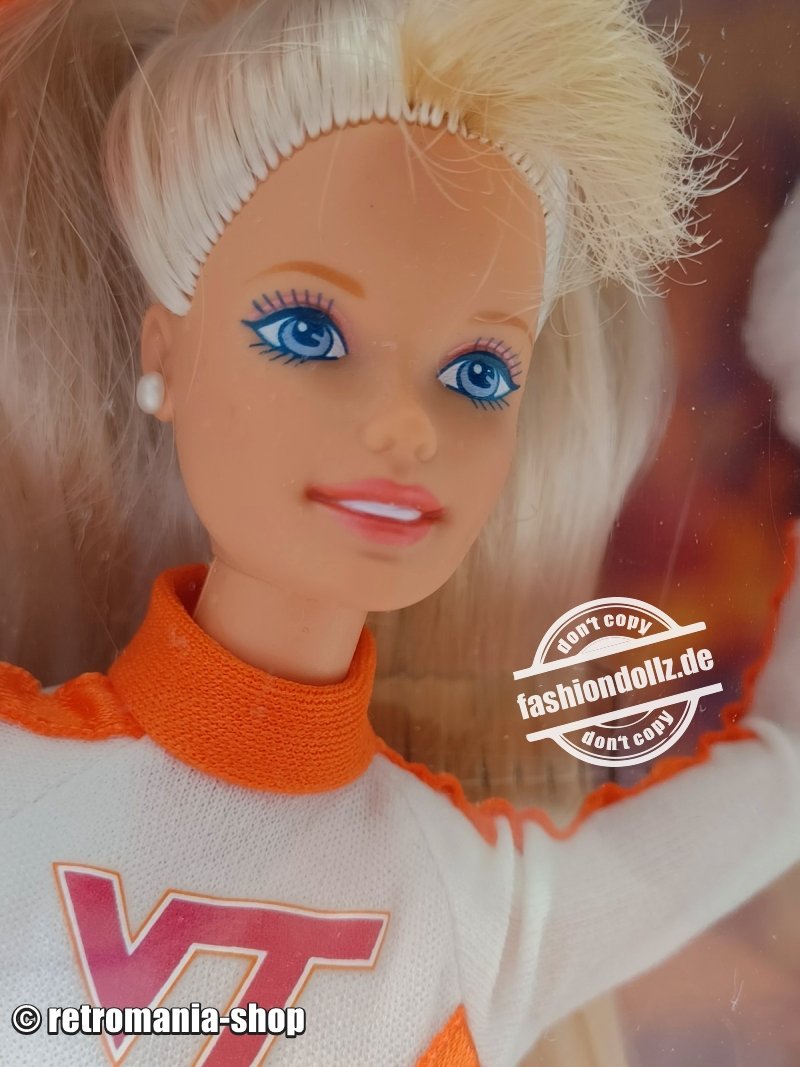 1997 University Cheerleader Barbie - Virginia Tech #19171