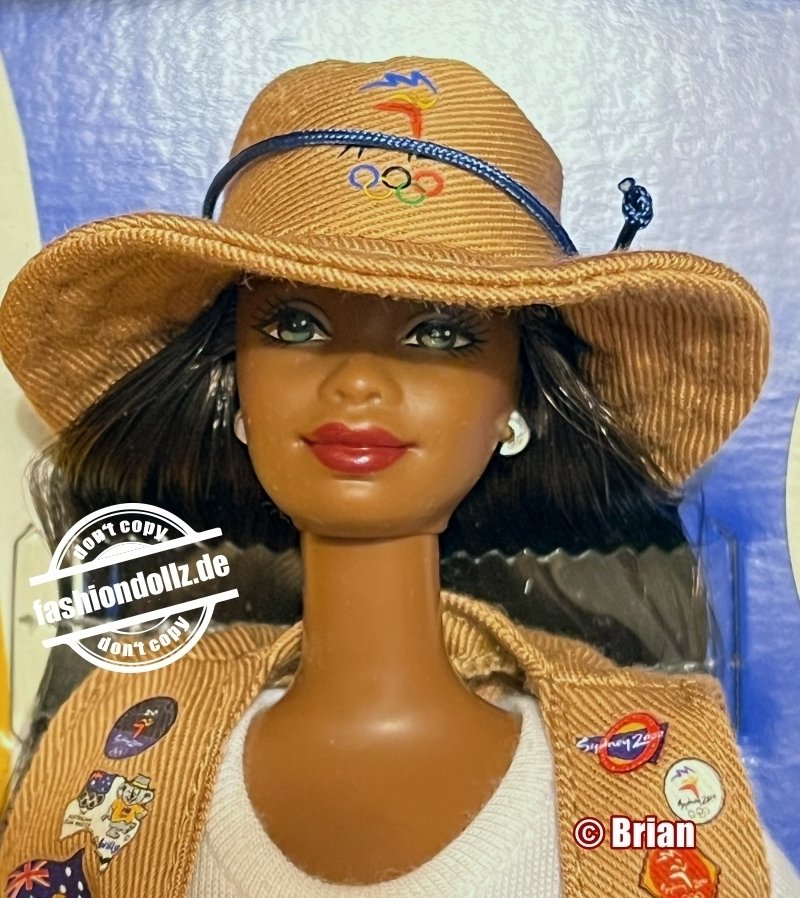 2000 Sydney Olympic Pin Collector Barbie AA #26302