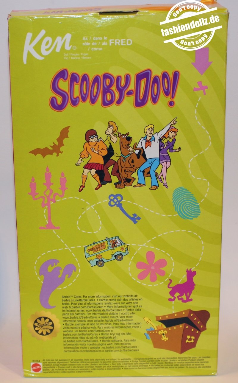 2002 Scooby-Doo! Ken as Fred #B3284 