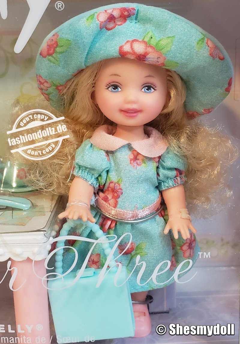 2003 Tea for Three Kelly Gift Set, blonde #B0782, Toy's R Us Exclusive