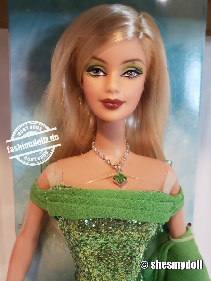 2004 The Birthstone Collection - 08 August Peridot Barbie #C5326