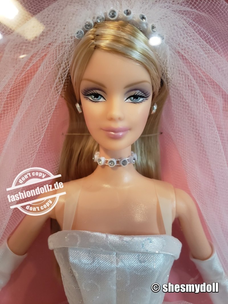 2005 David's Bridal Unforgettable Barbie, blonde #G2889