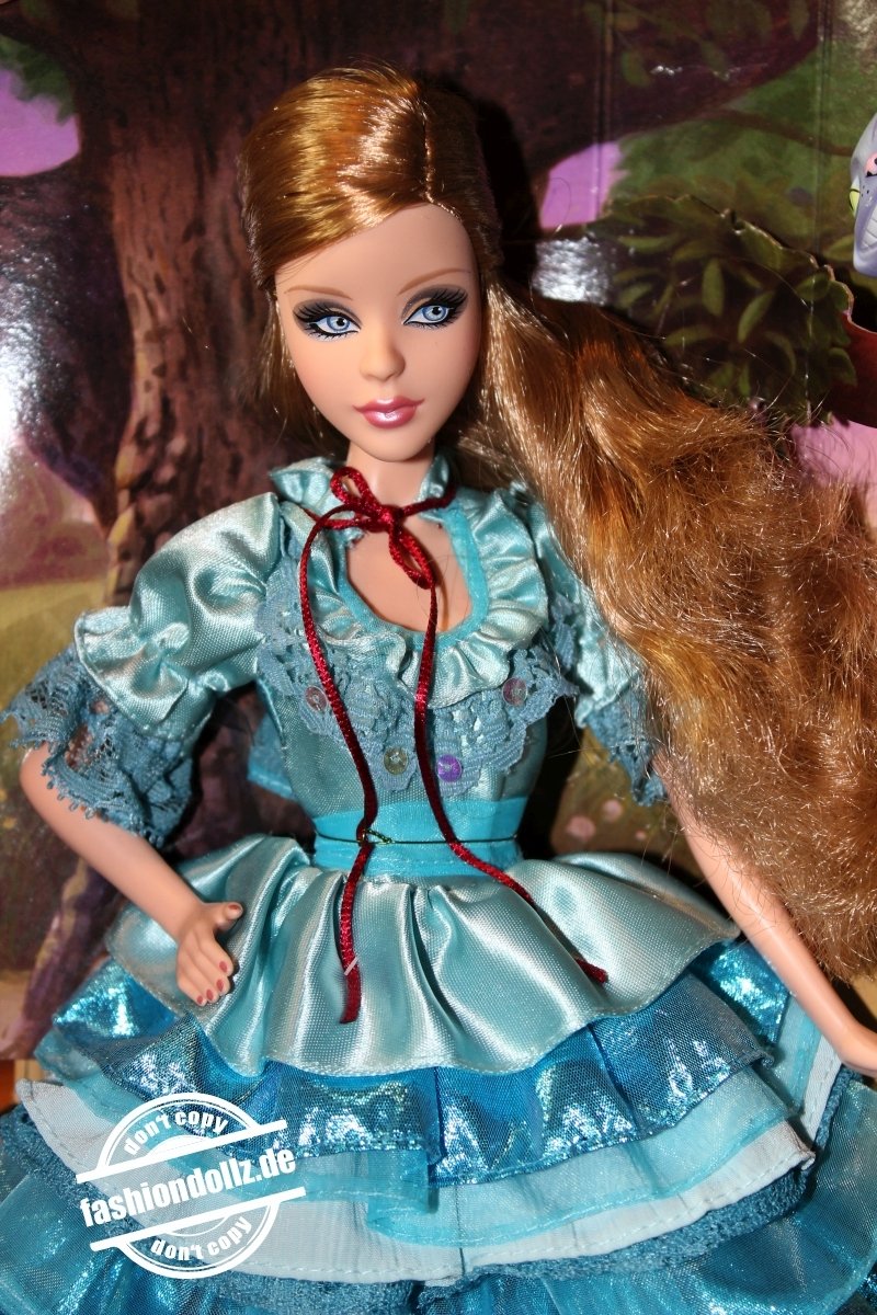 Alice in Wonderland Barbie Doll Silver Label 2007 Mattel L5849