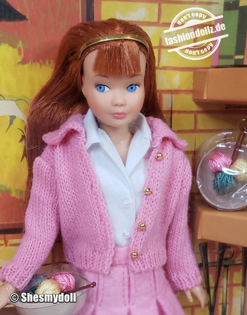 2007 Knitting Pretty Barbie and Skipper Repro Giftset #K7967