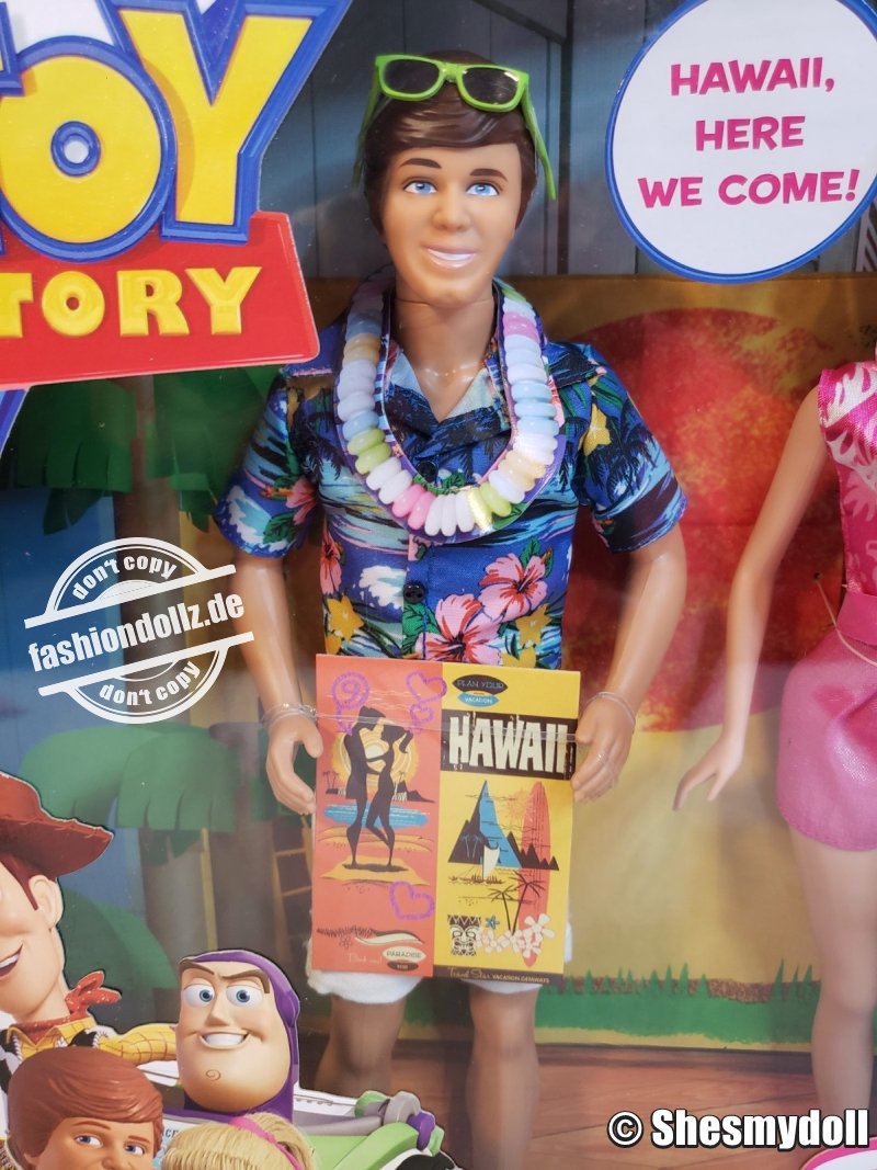 2010 Toy Story Hawaiian Holiday Barbie & Ken Set #W1493, Toys'Rus Exclusive