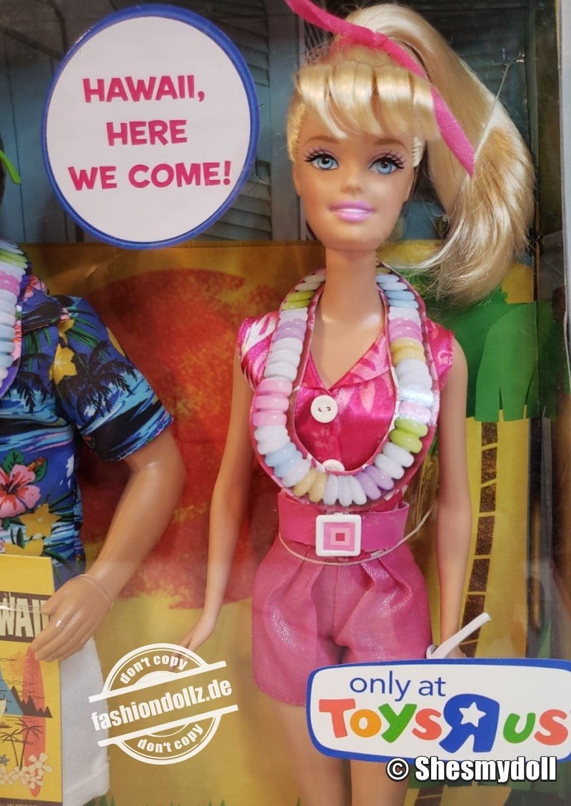 2010 Toy Story Hawaiian Holiday Barbie & Ken Set #W1493, Toys'Rus Exclusive
