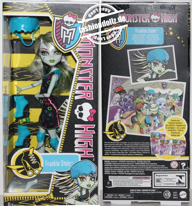 2012 Monster High Skultimate Roller Maze Frankie Stein #X3672