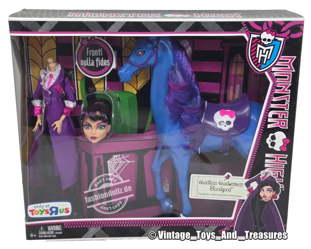 2013 Monster High Headless Headmistress Bloodgood # BBK21