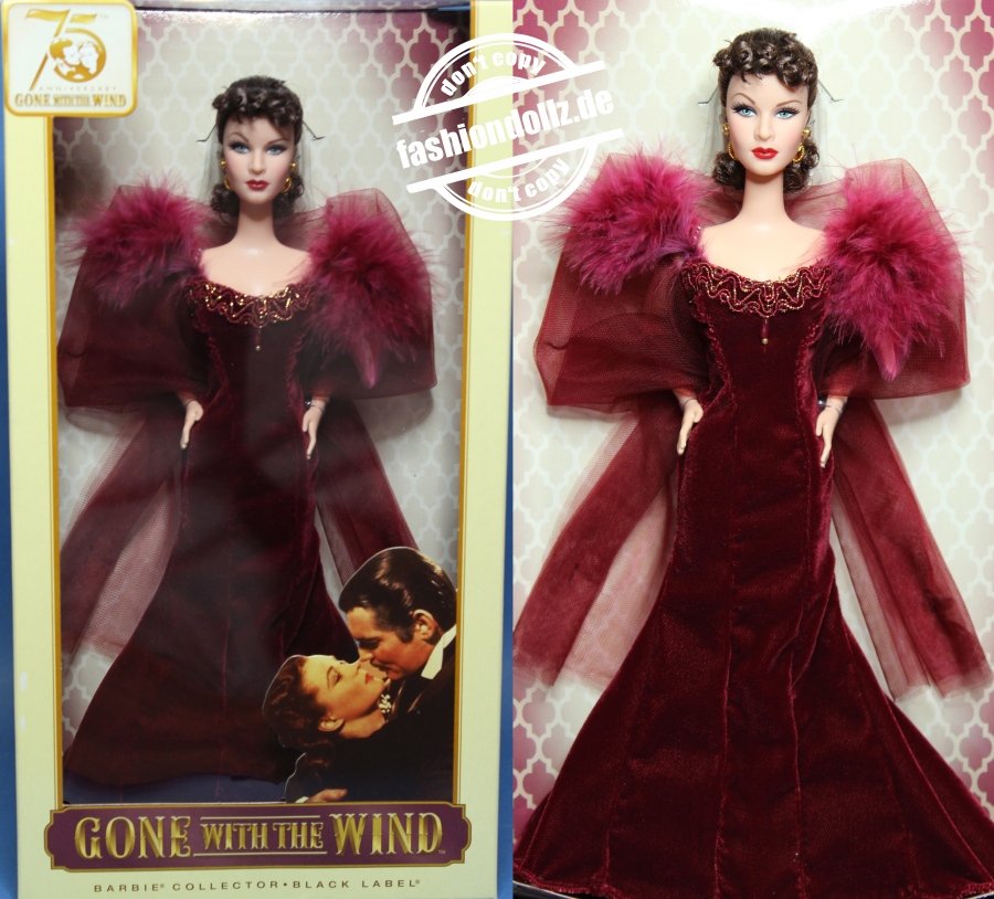 2013 Gone with the wind, Scarlett O'Hara Barbie # BCP72