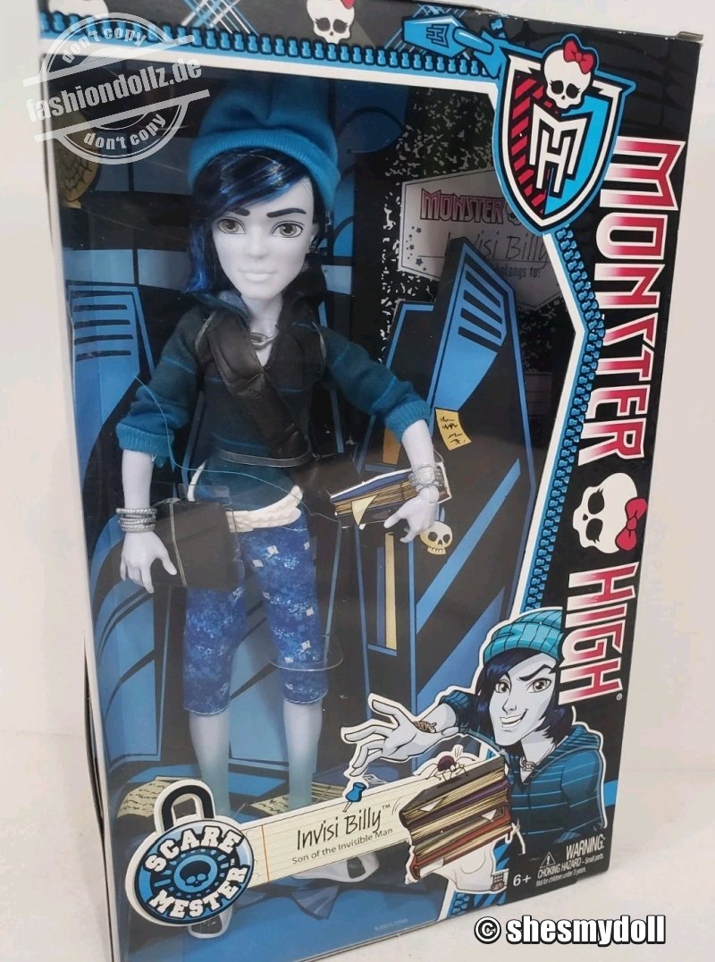 2014 Monster High - New Scaremeser Invisi Billy #BJM44