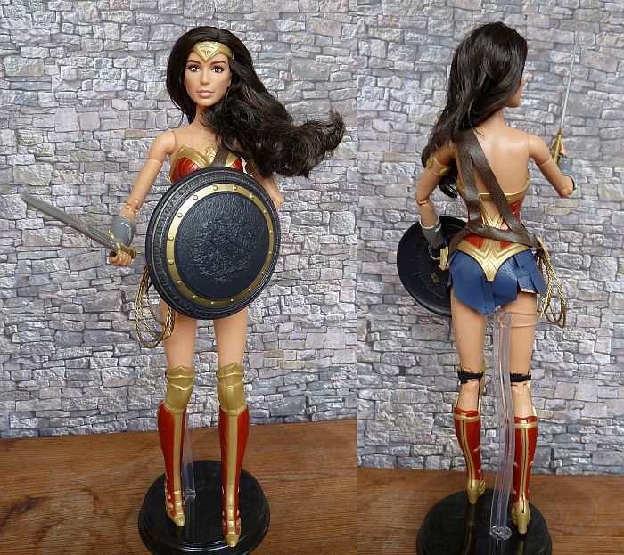 DC Comics Wonder Woman und Pferd Puppe Figur Mattel Barbie Sammlerpuppe 