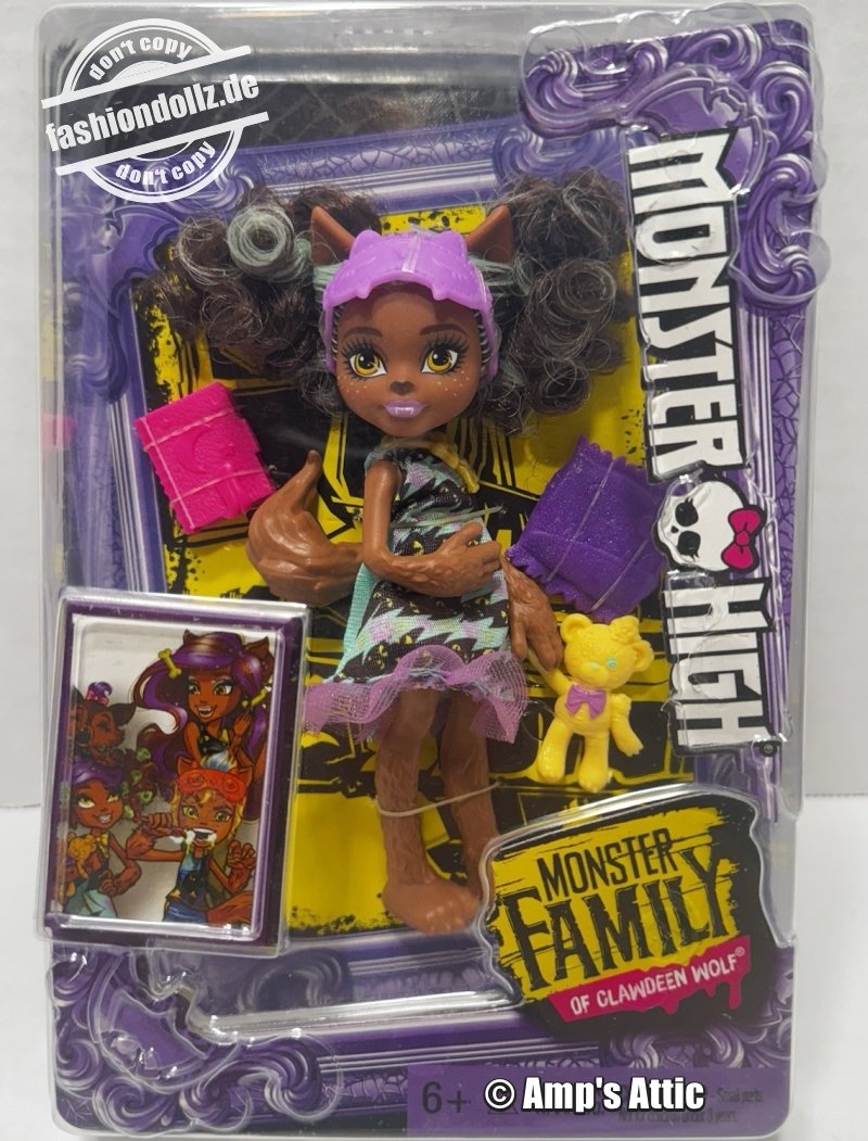 2017 Monster High - Pawla, Monster Family of Clawdeen  #FCV66