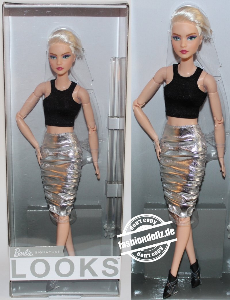 2021 Barbie Looks HCB78, Model #9 (Andra)