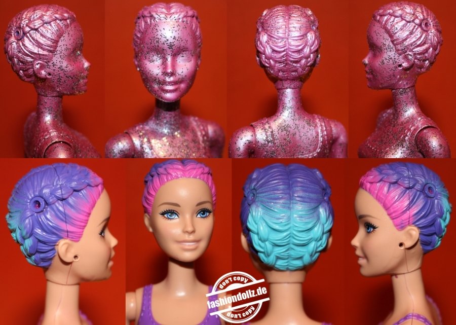 2021 Color Reveal Glitter Barbie #HBG39 