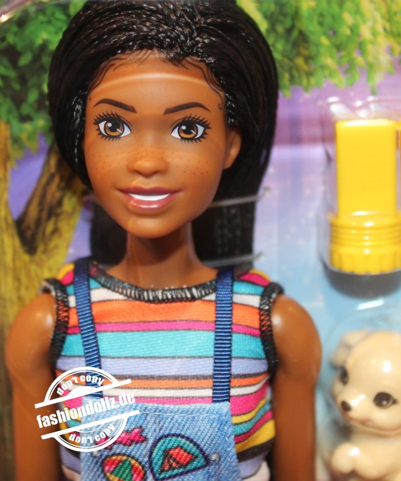 2021 Barbie: It takes two - Camping Playset Barbie (Brooklin) #HDF74