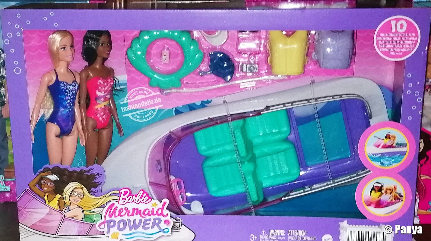 2022 Barbie: Mermaid Power - Boat Playset #HHG60